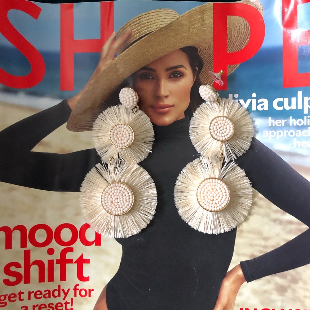 NWOT BaubleBar Fringe Statement Earring